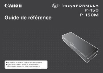 Canon P-150 Manuel du propriétaire | Fixfr