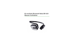 Nokia BLUETOOTH HEADSET BH-601 Manuel du propriétaire