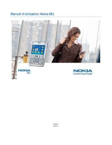 Nokia E61-1 Manuel du propriétaire | Fixfr