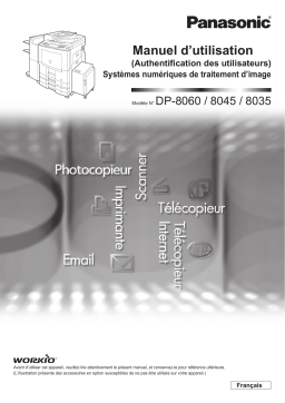 Panasonic DP-8035 Manuel du propriétaire