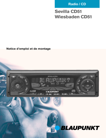 Blaupunkt WIESBADEN CD51 Manuel du propriétaire | Fixfr