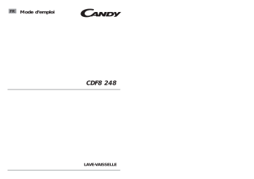 Candy CDF8 248 Manuel du propriétaire | Fixfr