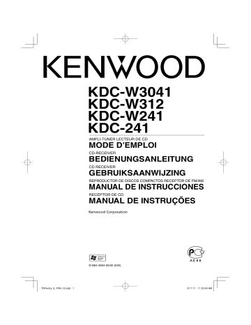 Kenwood KDC-W241 Manuel du propriétaire | Fixfr