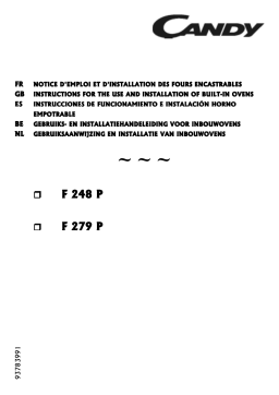 Candy F248PX Manuel du propriétaire