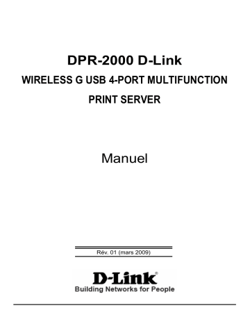 D-Link DPR-2000 Manuel du propriétaire | Fixfr