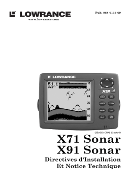 Lowrance X91 Manuel du propriétaire