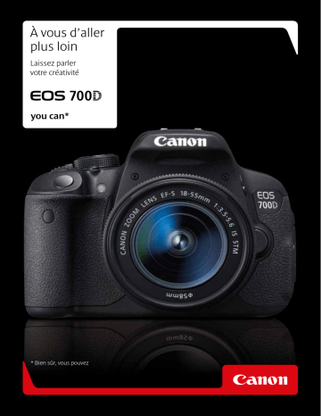 Canon EOS 700D Manuel du propriétaire | Fixfr