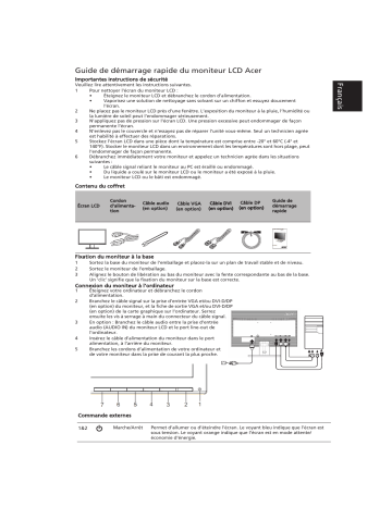 Acer V246HQL Manuel du propriétaire | Fixfr