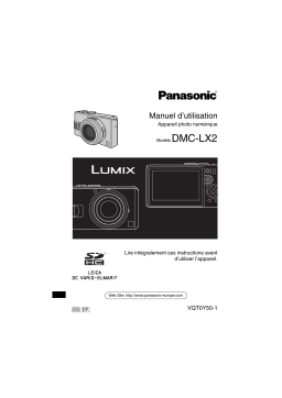 Panasonic LUMIX DMC-LX2 Manuel du propriétaire