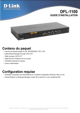 D-Link DFL-1100 Manuel du propriétaire