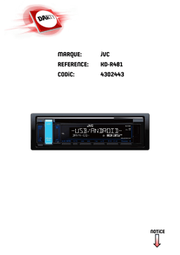 JVC KD-R481 Manuel du propriétaire