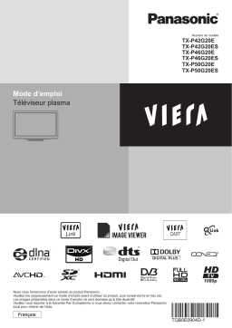 Panasonic TXP50G20E Manuel du propriétaire
