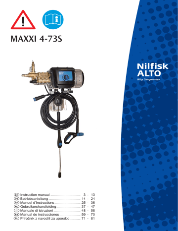 Nilfisk MAXXI 4S Manuel du propriétaire | Fixfr