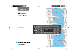 Blaupunkt MUNCHEN RDM 126 Manuel du propriétaire