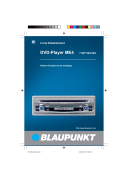 Blaupunkt DVD-PLAYER ME4 EU Manuel du propriétaire