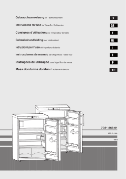 Liebherr KTP 1714 Manuel du propriétaire