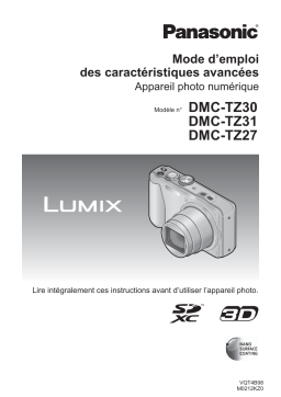 Panasonic DMC-TZ31 Manuel du propriétaire