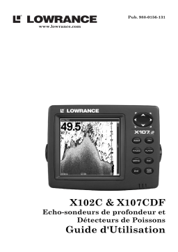 Lowrance X107C DF Manuel du propriétaire