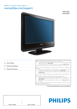 Philips 22PFL3505D Manuel du propriétaire