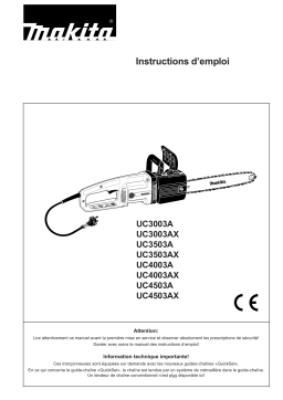 Makita UC4003A Manuel utilisateur