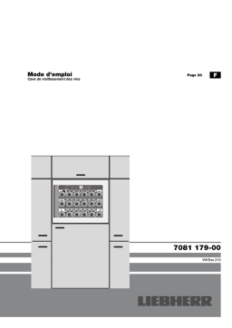 Liebherr WKEES553 Manuel du propriétaire
