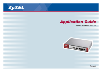 ZyXEL ZyWALL SSL 10 Manuel du propriétaire | Fixfr