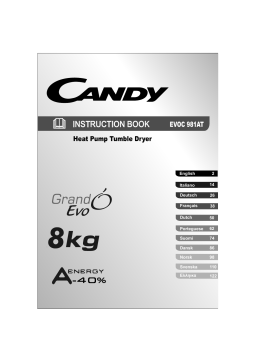 Candy EVOC 981 AT Manuel du propriétaire
