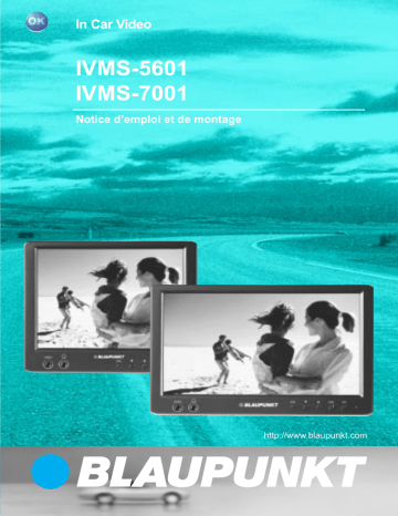 Blaupunkt IVMS-5601 5.6 TFT MON. Manuel du propriétaire | Fixfr
