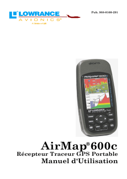 Lowrance AirMap 600c Manuel utilisateur