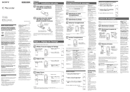 Sony ICD-B600 Manuel du propriétaire