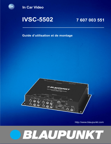 Blaupunkt IVSC-5502 Manuel du propriétaire | Fixfr