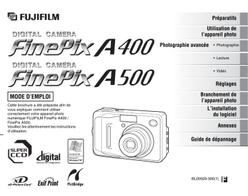 Fujifilm FinePix A500 Manuel du propriétaire | Fixfr