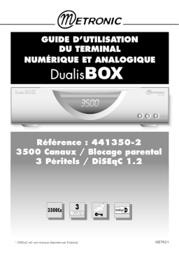 Metronic TERMINAL NUMERIQUE DUALISBOX Manuel du propriétaire