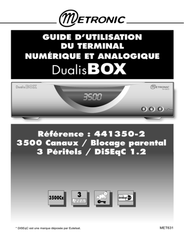 Metronic TERMINAL NUMERIQUE DUALISBOX Manuel du propriétaire | Fixfr