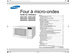 Samsung MW630WA Manuel du propriétaire