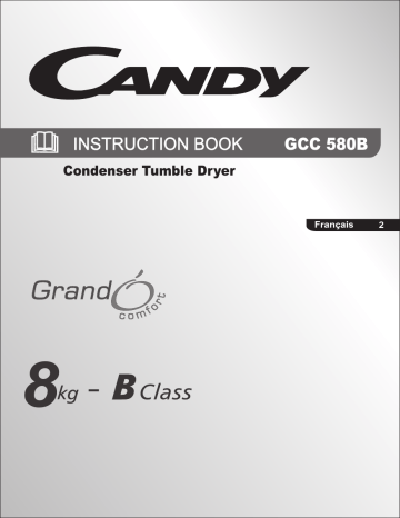 GCC580NB | Candy GCC 580B Manuel du propriétaire | Fixfr