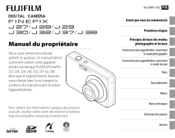 Fujifilm J27 Manuel utilisateur