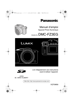 Panasonic LUMIX DMC-FZ3EG Manuel du propriétaire