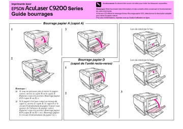 Epson AcuLaser C9200 Manuel du propriétaire | Fixfr