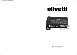 Olivetti FAX-LAB 300/350 Manuel du propriétaire