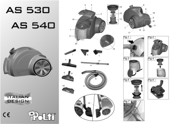 Polti AS 530/540 Manuel du propriétaire | Fixfr