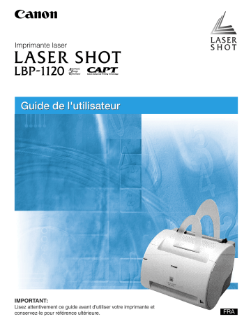 Canon LASERSHOT LBP-1120 Manuel du propriétaire | Fixfr