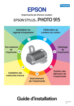 Epson STYLUS PHOTO 915 Manuel du propriétaire