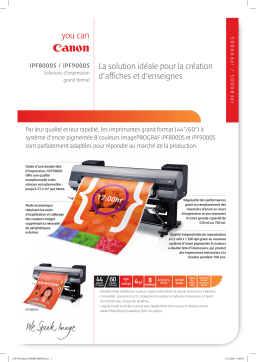 Canon IPF 9000 Manuel du propriétaire