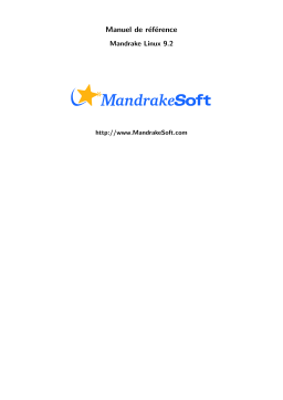 MANDRAKE LINUX 9.2 Manuel utilisateur
