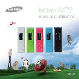 Samsung YP-U3JQL Manuel du propriétaire