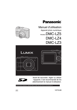 Panasonic Lumix DMC-LZ4 Manuel du propriétaire