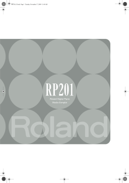 Roland RP201-RW Manuel du propriétaire