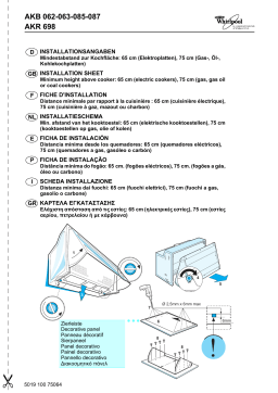 Whirlpool AKR 698 WH Manuel du propriétaire