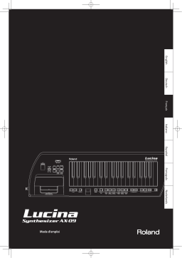 Roland LUCINA AX-09-BK Manuel du propriétaire